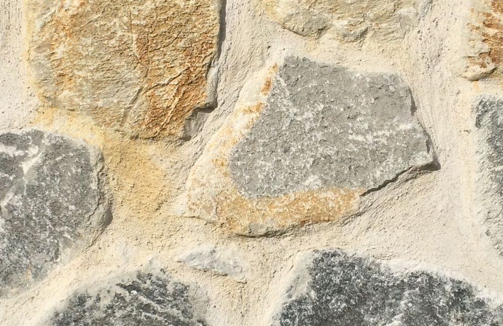 Mur en pierres de taille
